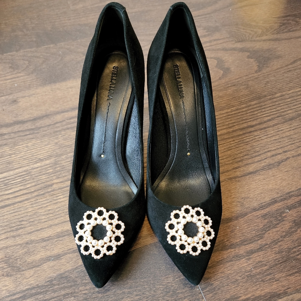 Stella Luna Suede Leather Heels